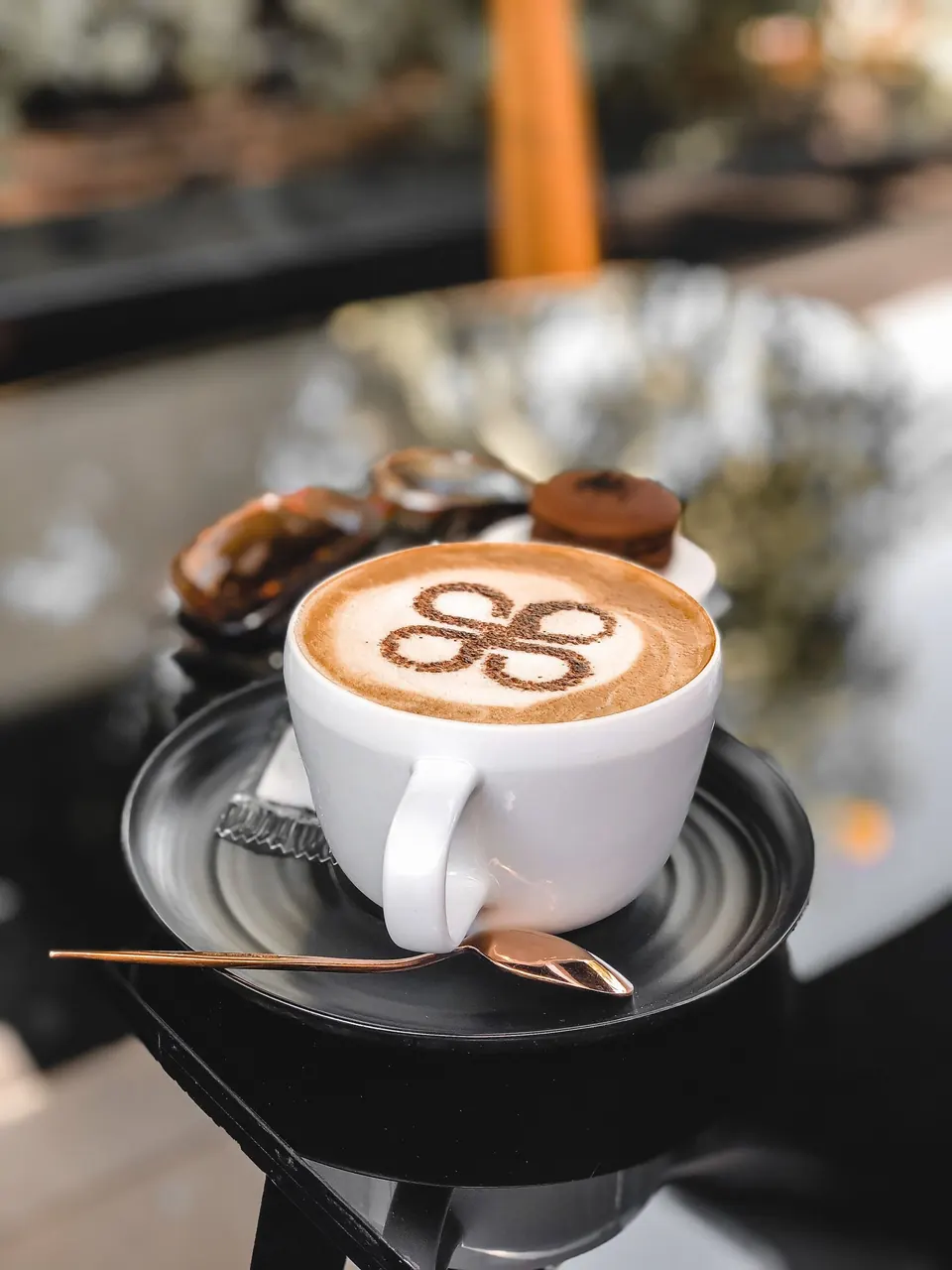 Cappuccino con arte latte